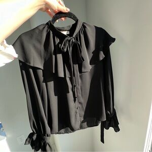 Blouse polyester black